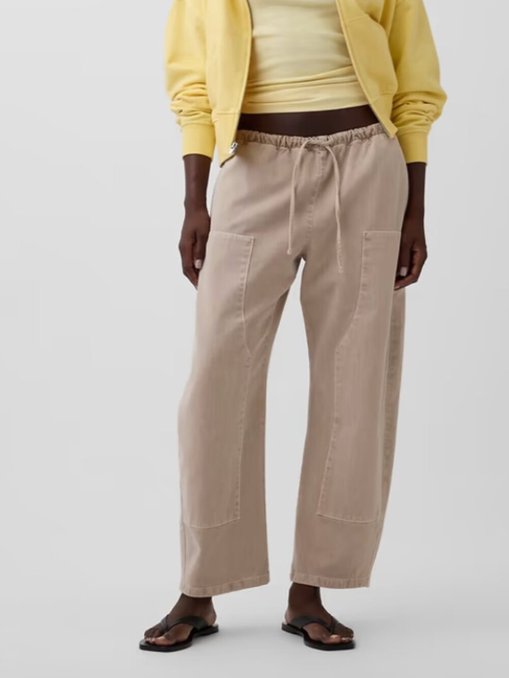 Easy Double-Knee Barrel Pants - Picture 2 of 2